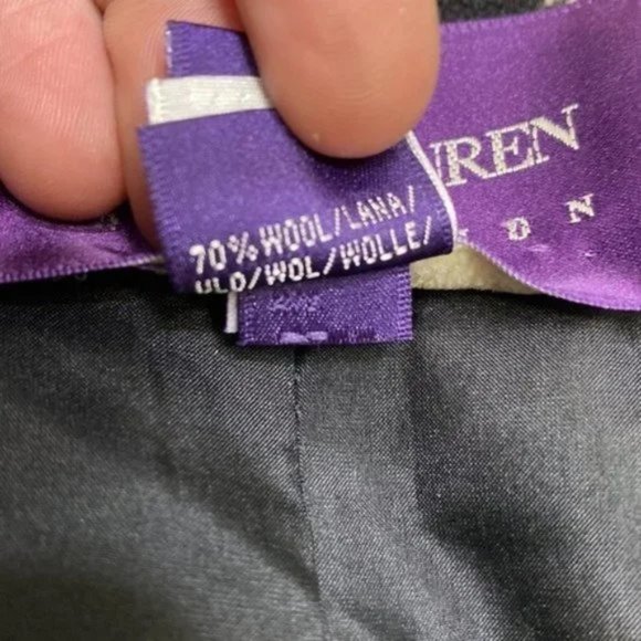 SOLD Vintage Ralph Lauren Collection Purple Label Wool Cashmere Plaid Jacket - Picture 5 of 7